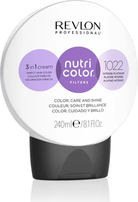Produktbild von Revlon Haarfarbe Nutri Color Filters 3 in 1 Cream 1022 Intense Platinum