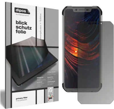 Produktbild von Blickschutzfolie für Blackview BV9600 Plus matt Schutzfolie Folie Display Schutz dipos