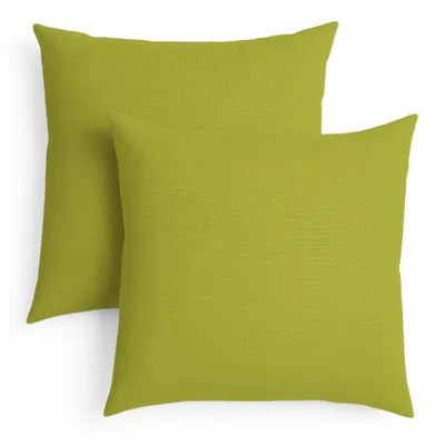 Immagine prodotto di sleepling - Set di 2 cuscini per divano, 40 x 40 cm, cuscino decorativo, cuscino, verde lime