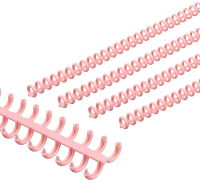 Spiralspulen 8,5 mm, 30 Stück, für 20-25 Blatt, Tiefrosa