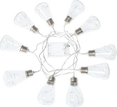 Produktbild von LED-Girlande Edison Glühbirnen 2m 3000K Warmweiß