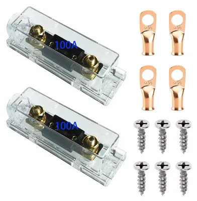 ANL-Sicherungshalter 100A 2er-Pack für Auto-Audio