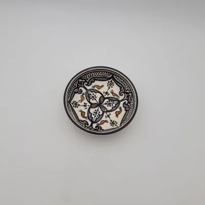 Immagine prodotto di Ciotola marocchina, bordo nero - P 15 cm