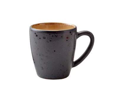 Produktbild von Bitz Becher mit Henkel black / amber 0,19 l