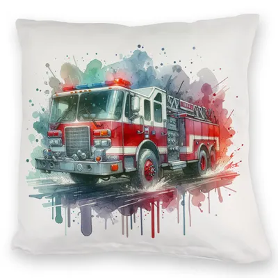 Produktbild von Feuerwehrauto Kuschelkissen