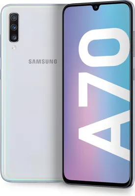 Produktbild von Samsung Galaxy A70 SM-A705FN/DS, 17 cm (6.7"), 6 GB, 128 GB, 32 MP, Android 9.0, Weiß