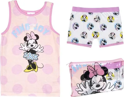 Image de Disney Minnie Mouse Pyjama Set & Nightwear enfants 100?% coton avec poche 2 ans
