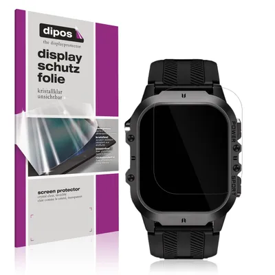 Produktbild von 6x Schutzfolie für Tesofit Smartwatch 1.85 Zoll klar Displayschutzfolie Folie Display Schutz dipos
