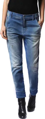 Produktbild von Diesel Damen Jeans Chino-F-NE 0682B Boyfriend Joggjeans