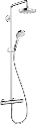 Produktbild von hansgrohe Showerpipe CROMA SELECT S 180 2jet DN 15 weiß/chrom