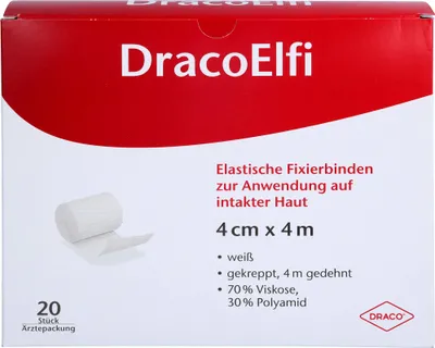 Image de DracoELFI Elast.Fixierbinde gekreppt 4mx4cm cello, 20 St BIN