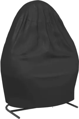 Productafbeelding van vidaXL Beschermhoes voor dubbele hangstoel, zwart, Ø 146x210 cm, Oxford-stof