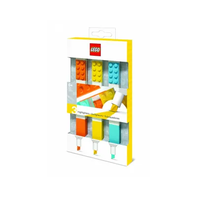 Produktbild von LEGO Textmarker 3-er Pack Bricks