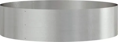 Produktbild von vidaXL Pflanzenring Silber 80 x 80 x 20 cm Edelstahl