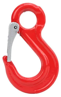 Stahlhaken 2 t, legierter Kranhaken, Hebehaken 13,5 cm