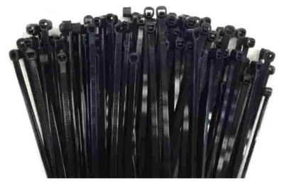 Immagine prodotto di 100 Fascette Stringicavo 370mm, UV Resistenti, Nylon PA6.6