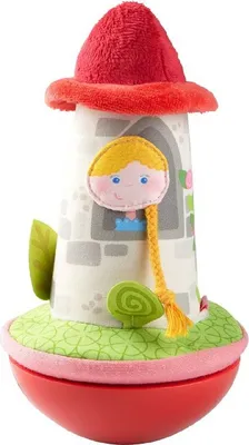 Produktbild von Haba Stehauffigur Märchenturm, bewegt sich & klingelt, ca. 12x20 cm, ab 6 Monate
