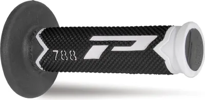 Imagen del producto de 2 empuñaduras para motocicleta PROGRIP, modelo 710-280, de 22/25 mm, 115 mm de longitud, de goma