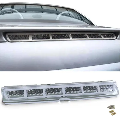 Image de Feu arrière en verre transparent pour Mercedes SLK R170 / CLK C208, avec LED, troisième feu stop