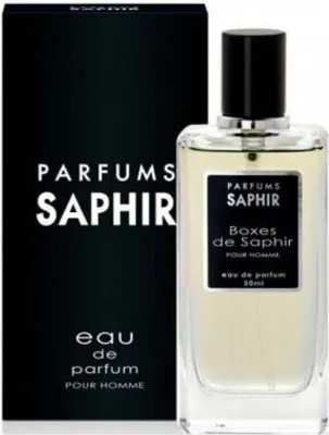 A perfume bottle and its box are shown side-by-side against a white background.