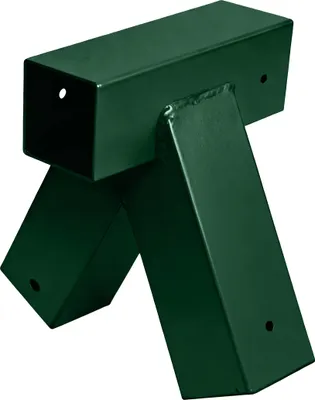 Produktbild von Relaxdays Schaukelverbinder, A-Form, 90°-Winkel, für 90x90 mm Kantholz, pulverbeschichteter Stahl, Schaukelwinkel, grün