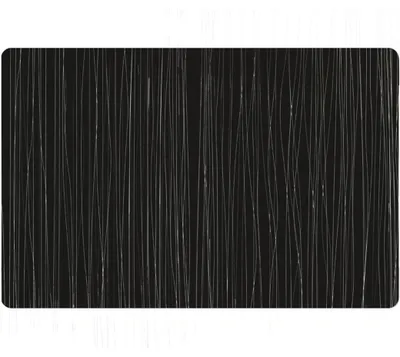 Produktbild von Zeller Tischsets - geflochten - schwarz metallic - rechteckig - 30 x 45 cm