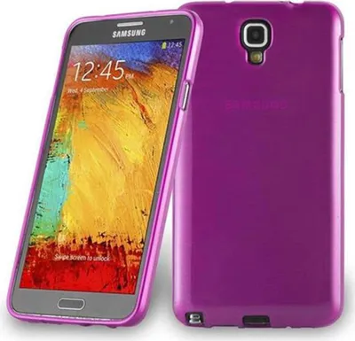 Produktbild von Cadorabo Hülle für Samsung Galaxy NOTE 3 NEO Schutz Hülle in Rosa Schutzhülle TPU Silikon Etui Case Cover