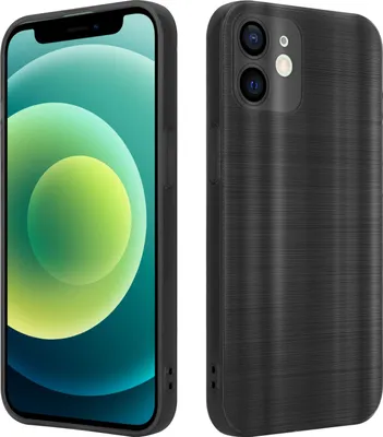 Produktbild von Cadorabo Hülle für Apple iPhone 12 MINI Schutz Hülle in Schwarz Handyhülle TPU Silikon Etui Case