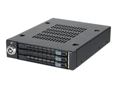 Immagine prodotto di ICY Dock MB993SK-B We-Ra. IcyDock 3x6,3cm SATAI-III/SAS HDD&SSD in 1x3,5" 7mm