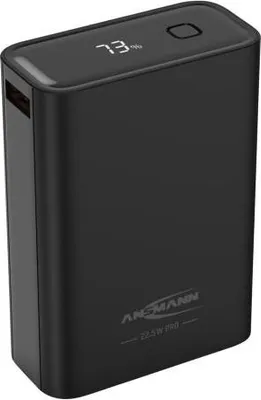 Zdjęcie produktu dla Powerbank Ansmann PB222PD 20 000 mAh, z funkcją szybkiego ładowania, ultrakompaktowy i lekki, czarny