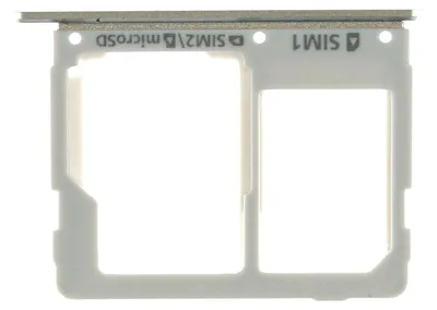 Produktbild von Samsung Galasy A3 2016 (SM-A310F) Sim Karten Halter Tray Fach, Gold