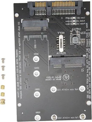 Zdjęcie produktu dla Adapter M.2 SATA do szybkiego przesyłania danych | Szybki adapter do dysków twardych.