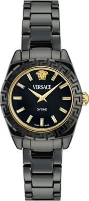 Produktbild von Versace Uhr Damen DV One Mini Schwarz Keramik VE9F00124
