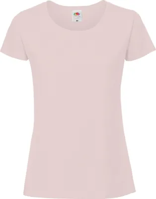 Produktbild von Fruit Of The Loom Damen Premium T-Shirt BC3945 (L) (Blassrosa)