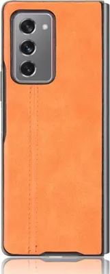 Produktbild von Mobigear Stitch  Samsung Galaxy Z Fold 2 Hülle Backcover - Orange
