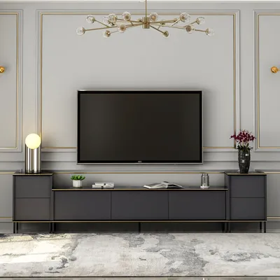 Produktbild von Skye Decor, Imaj - Anthracite, TV-Schränke, Anthrazit, 180 x 45,2 x 35 cm