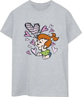 Produktbild von The Flintstones - "Love Love Love" T-Shirt für Damen BI23227 (L) (Grau)