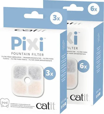 Produktbild von Catit PIXI Trinkbrunnenfilter - 6er Pack