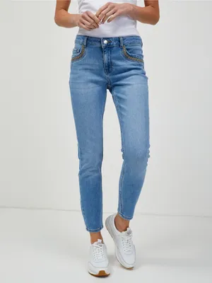 Produktbild von Hellblaue verkürzte Skinny Fit Jeans ORSAY - XXS