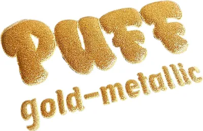 Produktbild von Signmart - PUFF Flexfolie / HTV in 20 x 30cm - GOLD METALLIC
