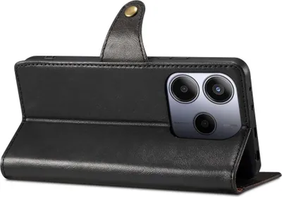 Immagine prodotto di Custodia a libro in pelle Lenuo per Xiaomi Redmi Note 14 5G nera