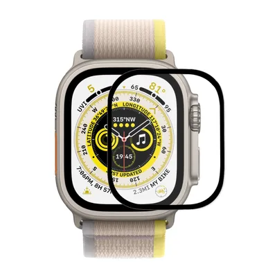 Immagine prodotto di Per Apple Watch Ultra 1 + 2 49 mm 3D 0,3 mm H9 vetro temperato pellicola armatura trasparente