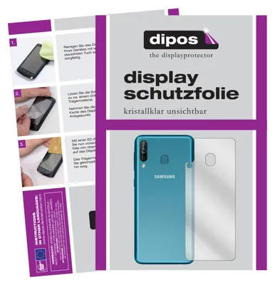 Instructions for applying a screen protector to a smartphone, with a product image of a smartphone and screen protector.