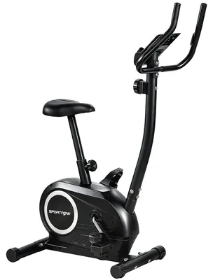 Productafbeelding van SPORTNOW Hometrainer, fietstype, met verstelbare zadelhoogte, voorzien van magnetische weerstand