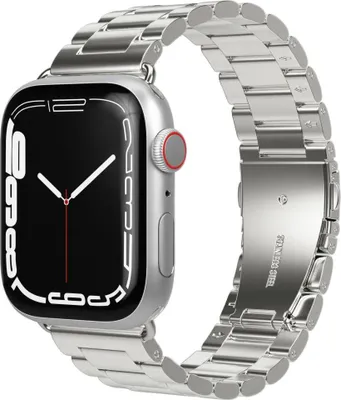 Produktbild von Vonmählen Watch Straps Link Bracelet - Armband für Apple Watch, 40mm + 41mm + 42mm, Silver