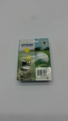 Produktbild von Epson Golf ball 34XL Golfball DURABrite Ultra Single Yellow Tinte, Hohe (XL-) Ausbeute, Gelb, Tinte auf Pigmentbasis, 10,8 ml, 1 Stück(e), 950 Seiten