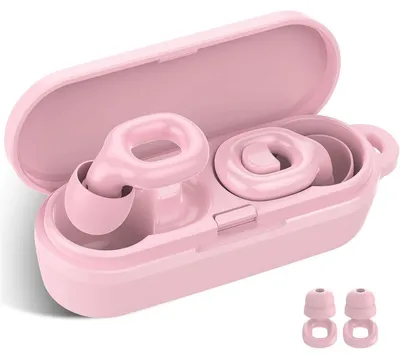 Immagine prodotto di Tappi per le orecchie per dormire, riutilizzabili, in silicone, con riduzione del rumore di 35 dB, confezione da 7 paia, color rosa