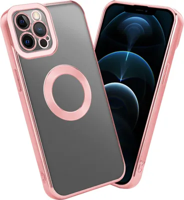 Obrázok produktu pre Cadorabo Ochranné puzdro pre Apple iPhone 12 PRO v priehľadnom kryte na mobil TPU puzdro Chrome