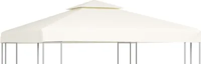 Produktbild von Pavillon-Ersatzdach 310 g/m² Cremeweiß 3x3 m