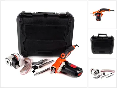 Obrázek produktu pro Black & Decker KA902EK, Pásová bruska, AC, 230 V, 3 m, 451 x 13 mm, 400 W